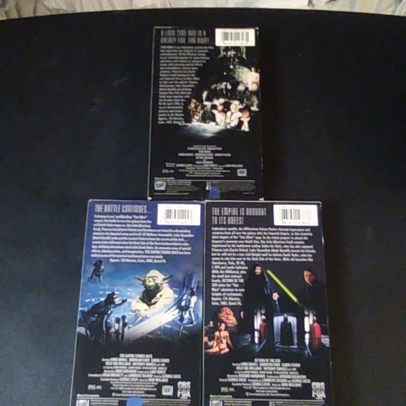 Star Wars Trilogy - 1992 VHS Edition / Empire Strikes Back / Return of the Jedii - Picture 8 of 8